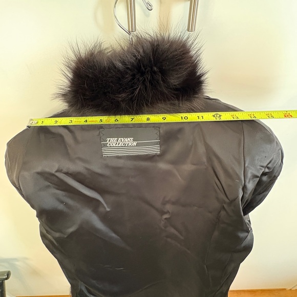 Vintage Real Black Fox Fur Jacket | The Evans Collection | Luxury Full Pelt Coat - Picture 10 of 16